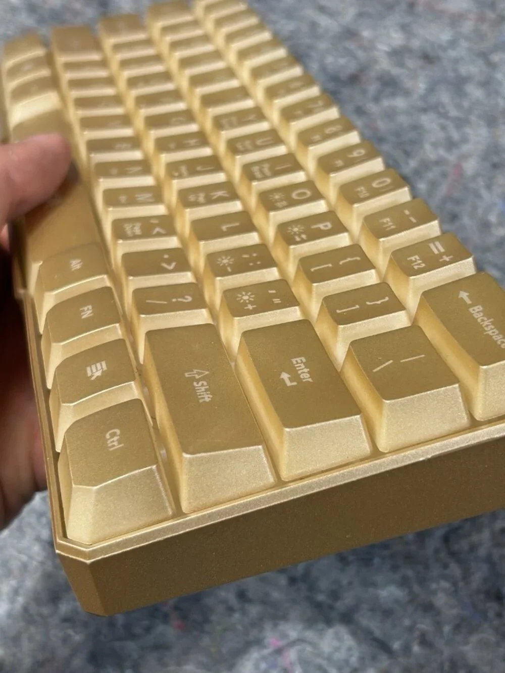 Bugha Limited Edition Gold LED Gaming 60% Keyboard GA-0043-Gold